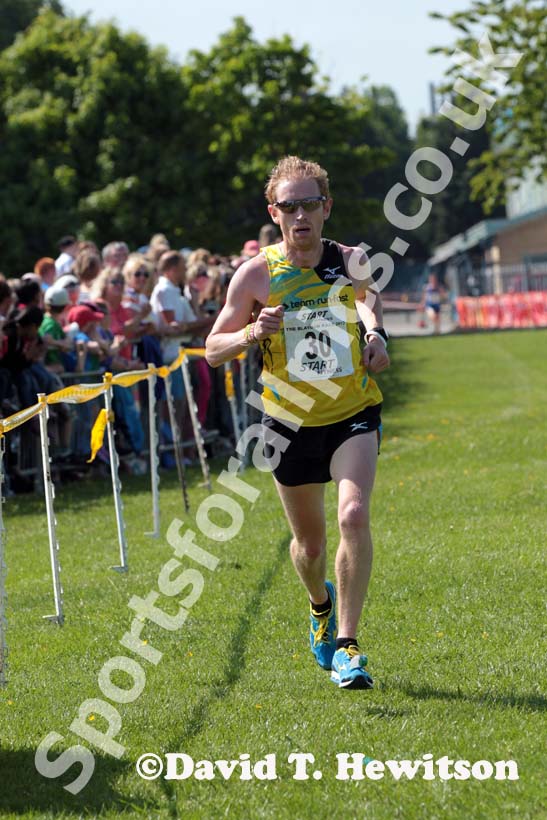 Tom Payn (Run Fast) finishing the Blaydon Races, June 9th.
